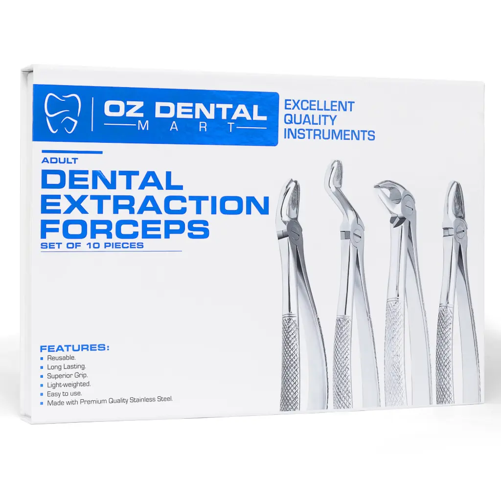 Extraction Forceps set - Standard - Adult - (Set of 10)
