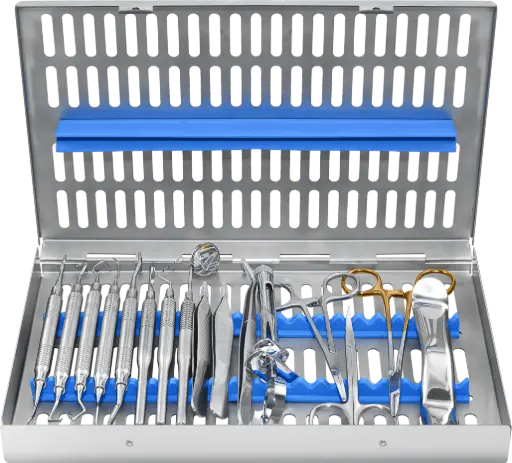 Dental Sterilizing Cassettes Large 20pcs Tray